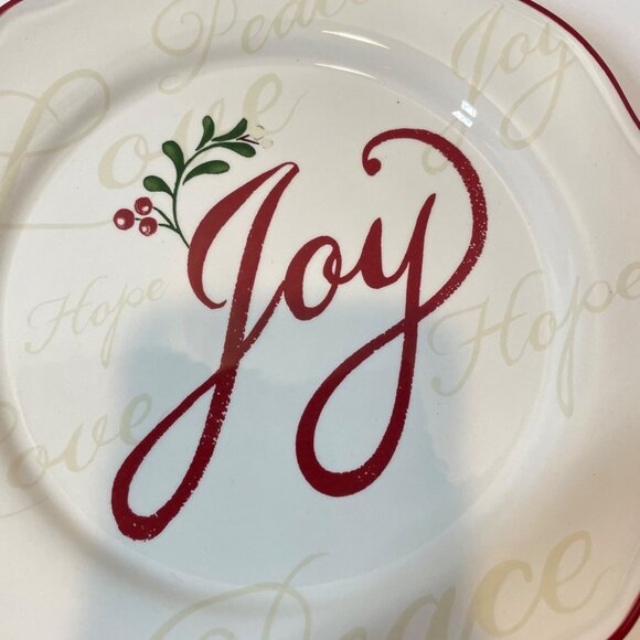Better Homes & Gardens Heritage Collection Holiday 2011 Ceramic Plates Set Of 4 - Picture 4 of 13
